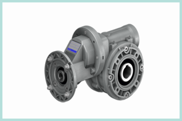 Helical worm R with single stage gearbox CAM